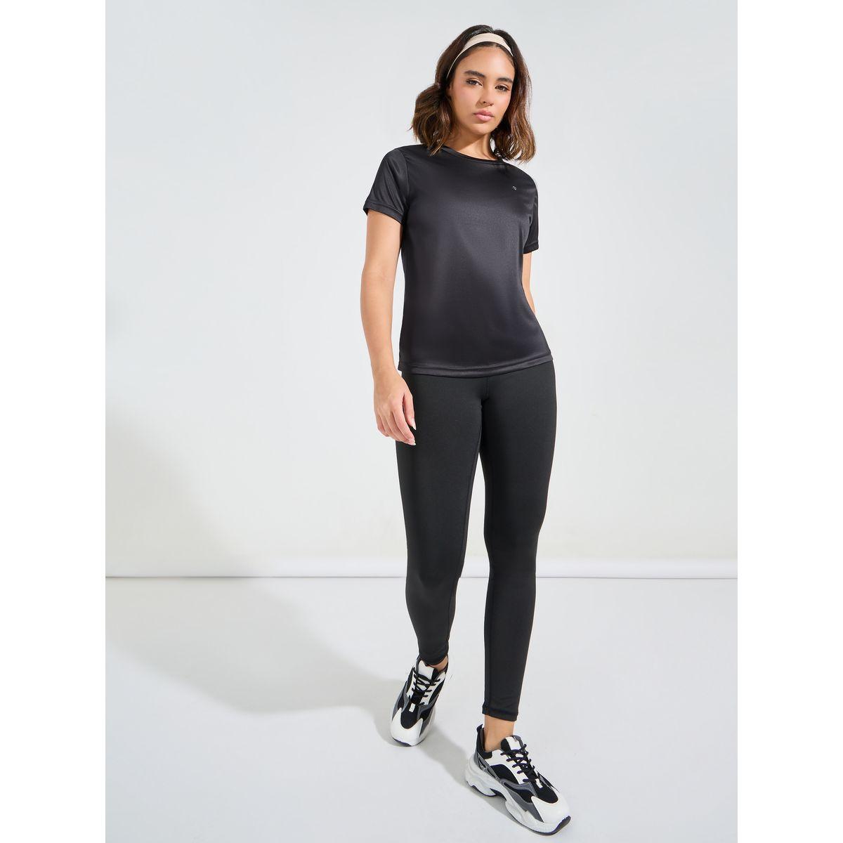 Styli Active Logo Detail Short Sleeves Basic Top-men-clothing-sportswearandactivewear-tshirtsandpolos-image-2
