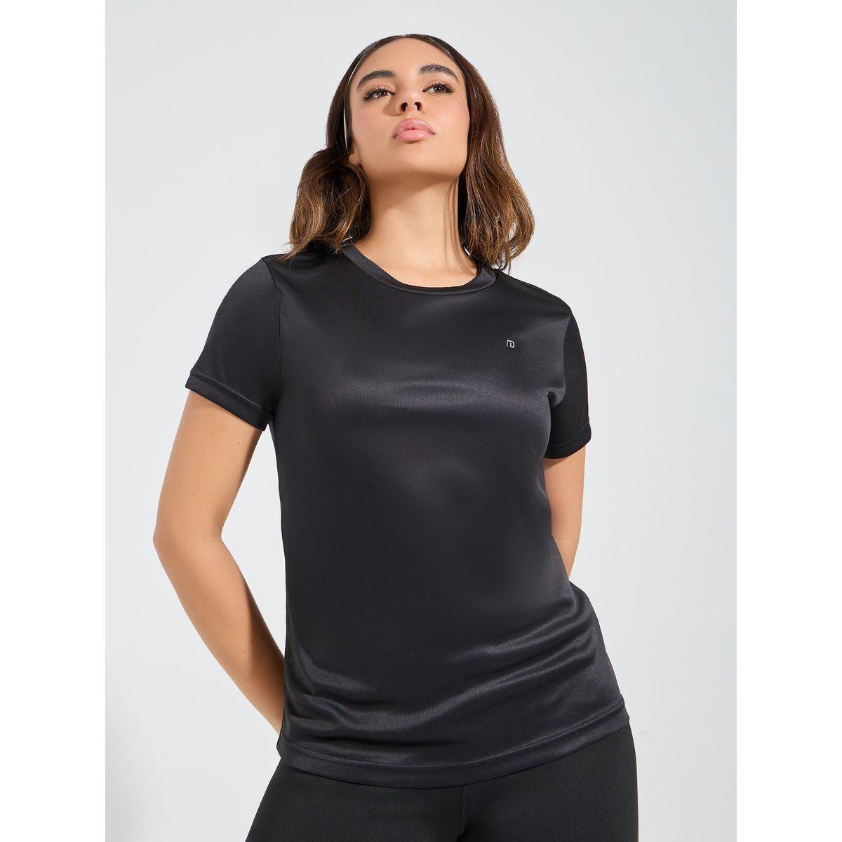 Styli Active Logo Detail Short Sleeves Basic Top-men-clothing-sportswearandactivewear-tshirtsandpolos-image-3