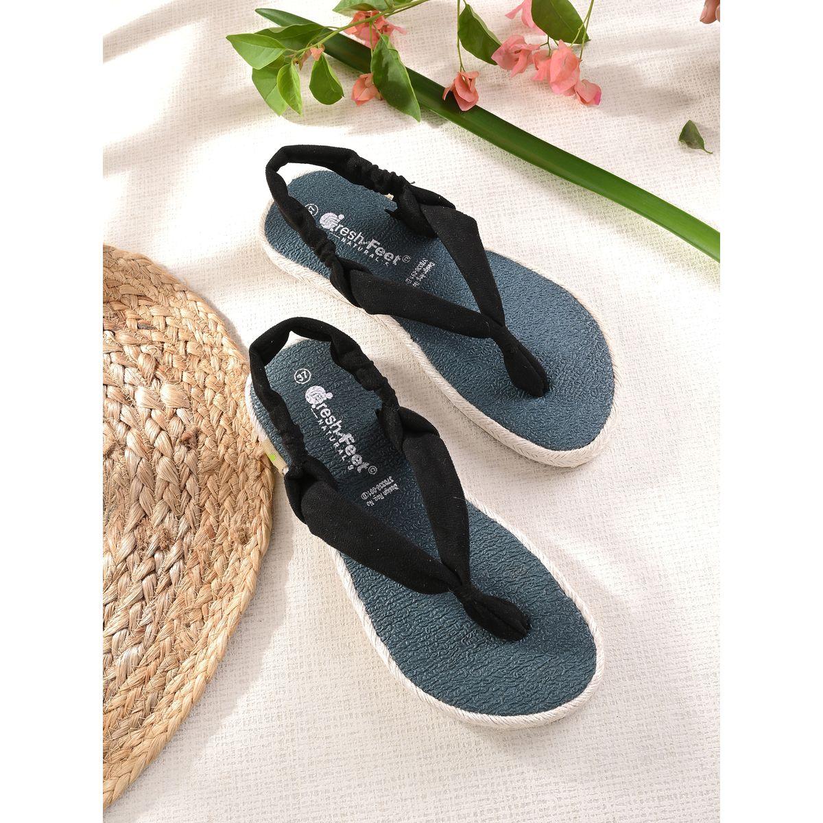 صندل فلات بسير خلفي فريش فيت × ستايلي-women-shoes-sandals-flats-image-1