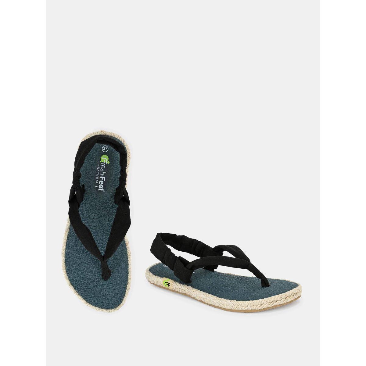 Fresh Feet X Styli  V Strap Slingback Flat Sandals-women-shoes-sandals-flats-image-3