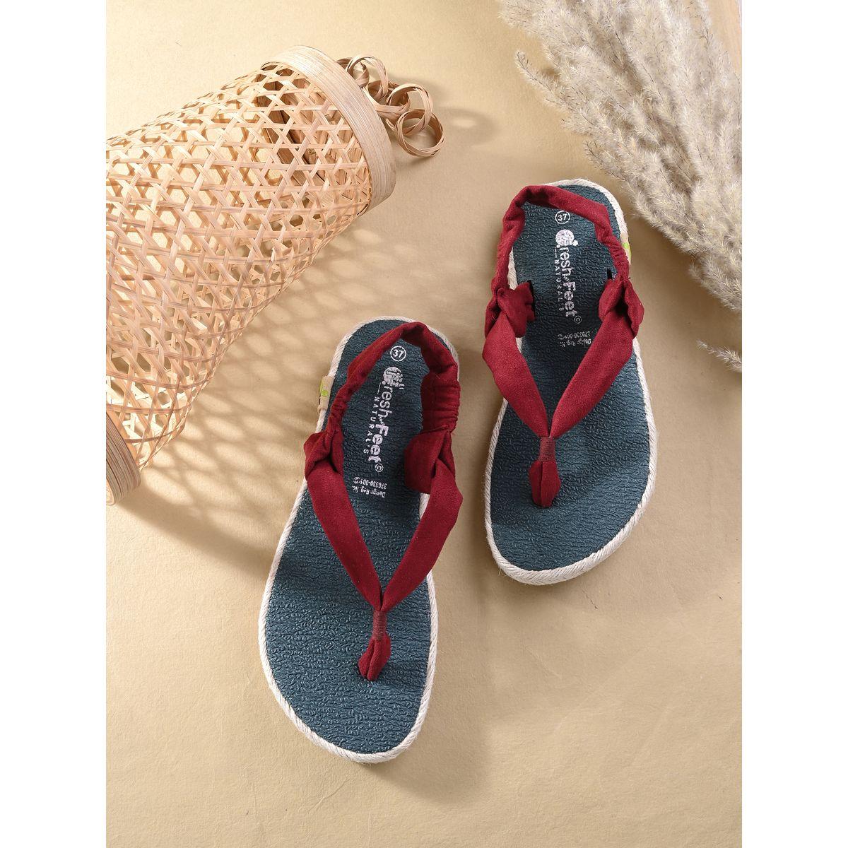 Fresh Feet X Styli  V Strap Slingback Flat Sandals-women-shoes-sandals-flats-image-1