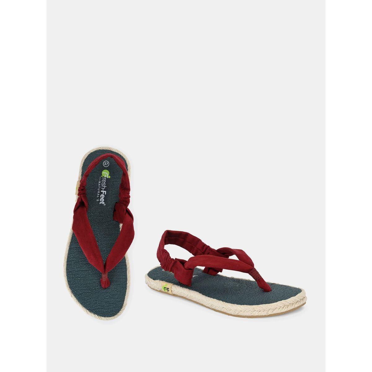 صندل فلات بسير خلفي فريش فيت × ستايلي-women-shoes-sandals-flats-image-2