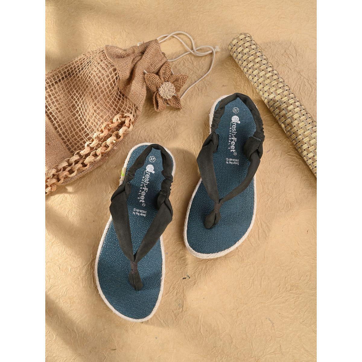 Fresh Feet X Styli  V Strap Slingback Flat Sandals-women-shoes-sandals-flats-image-1