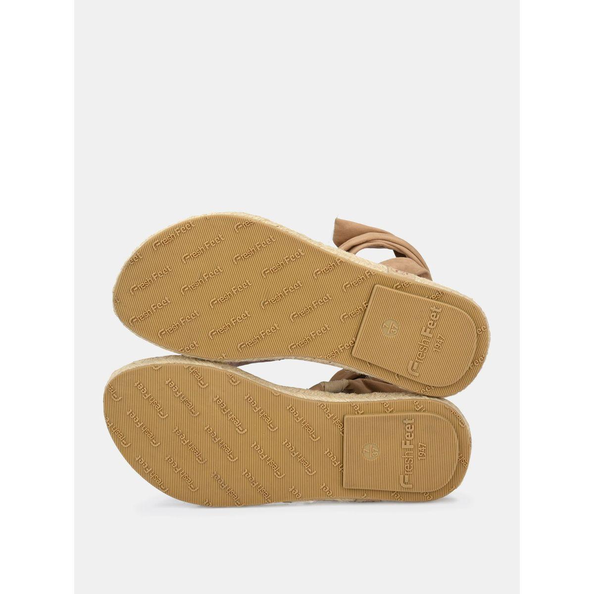 Fresh Feet X Styli  V Strap Ankle Tie Up Flat Sandals-women-shoes-sandals-flats-image-2