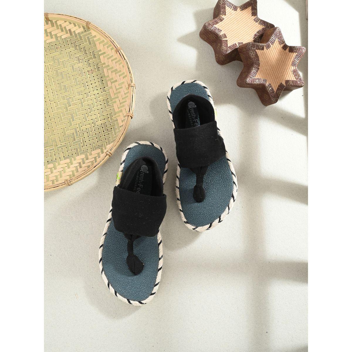 صندل فلات بسير خلفي فريش فيت × ستايلي-women-shoes-sandals-flats-image-1