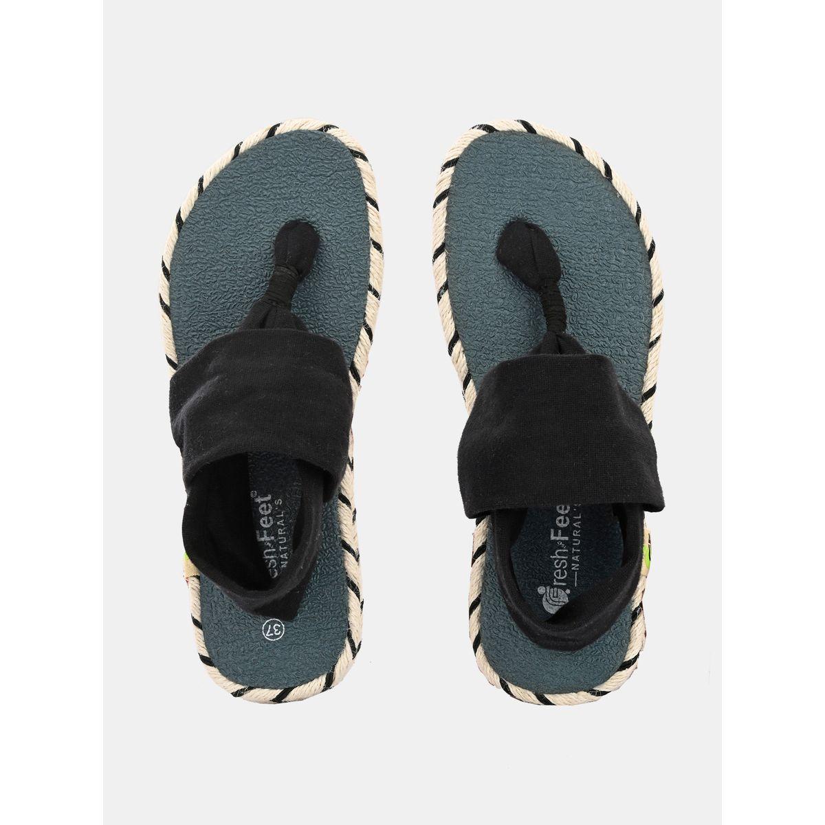 صندل فلات بسير خلفي فريش فيت × ستايلي-women-shoes-sandals-flats-image-4