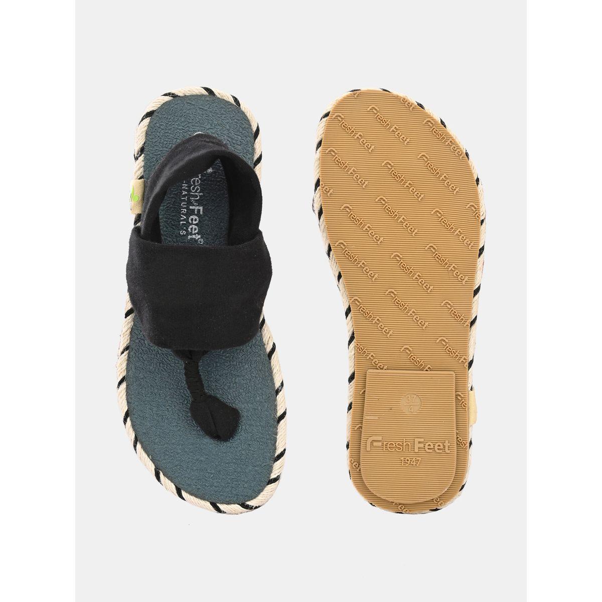 صندل فلات بسير خلفي فريش فيت × ستايلي-women-shoes-sandals-flats-image-5