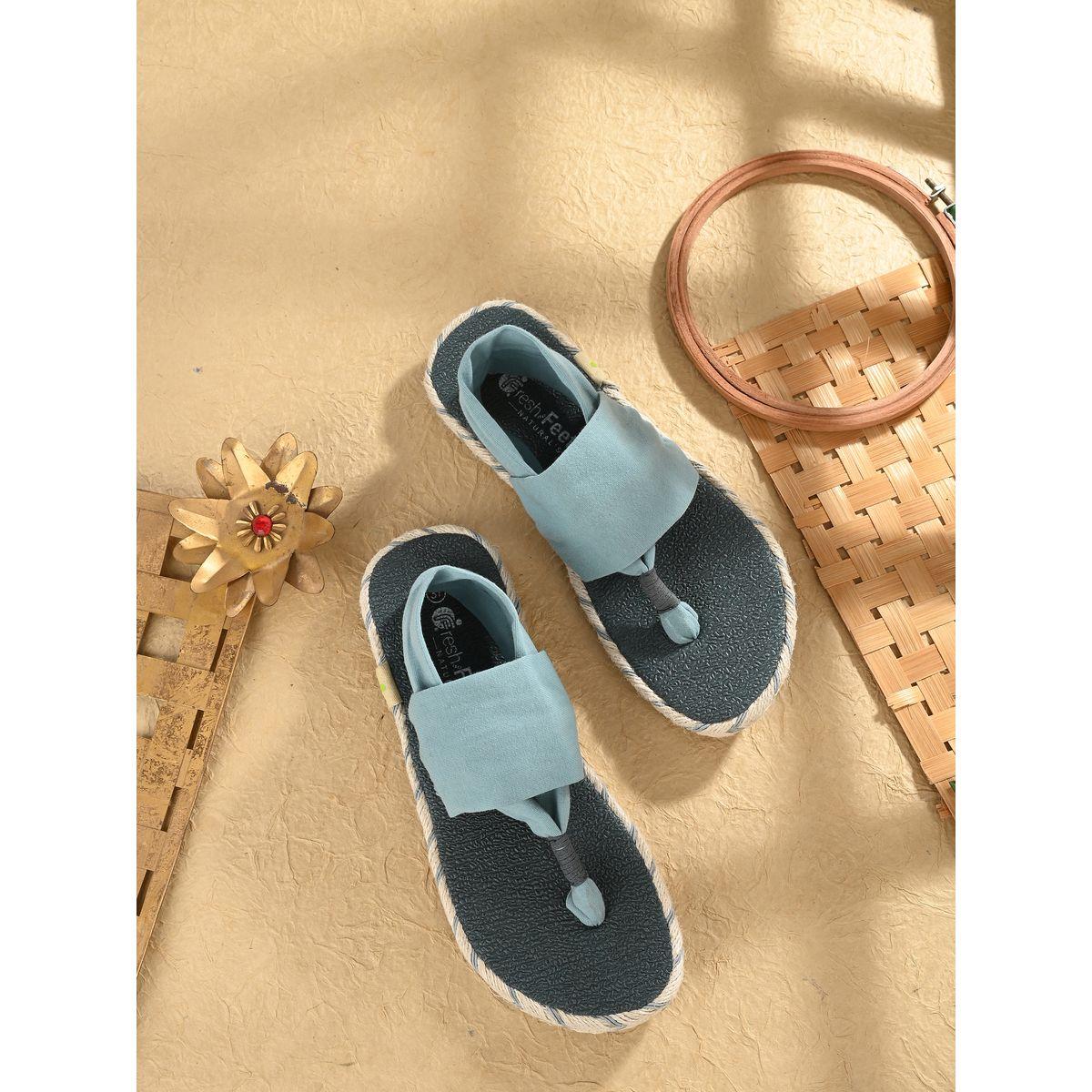 Fresh Feet X Styli  T-Strap Slingback Flat Sandals-women-shoes-sandals-flats-image-1