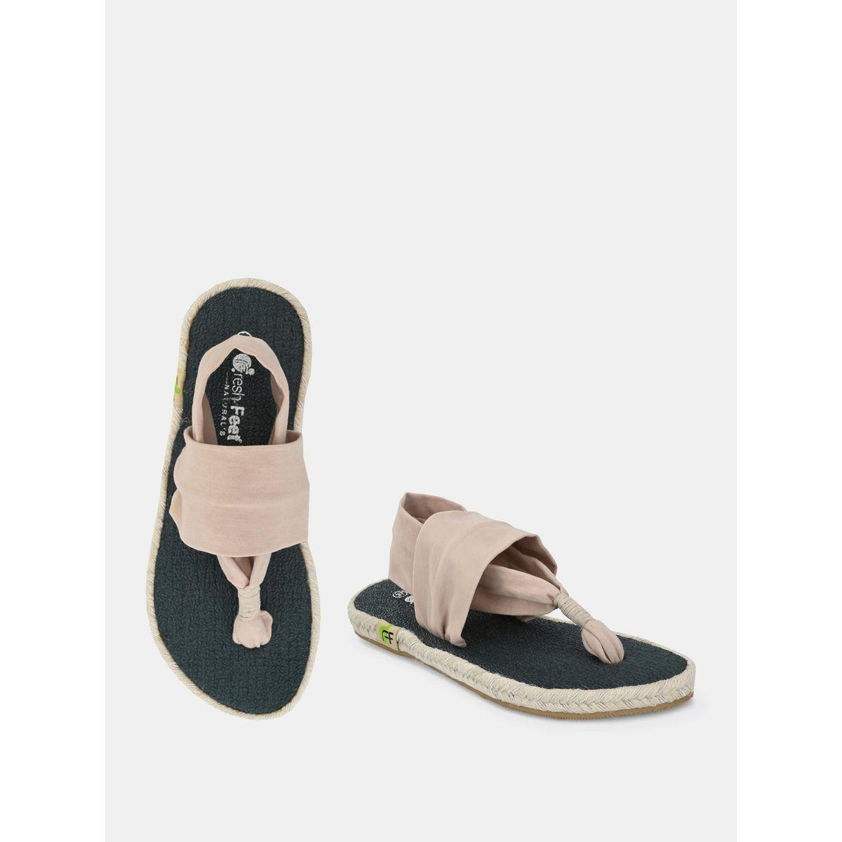 Fresh Feet X Styli  T-Strap Slingback Flat Sandals-women-shoes-sandals-flats-image-4