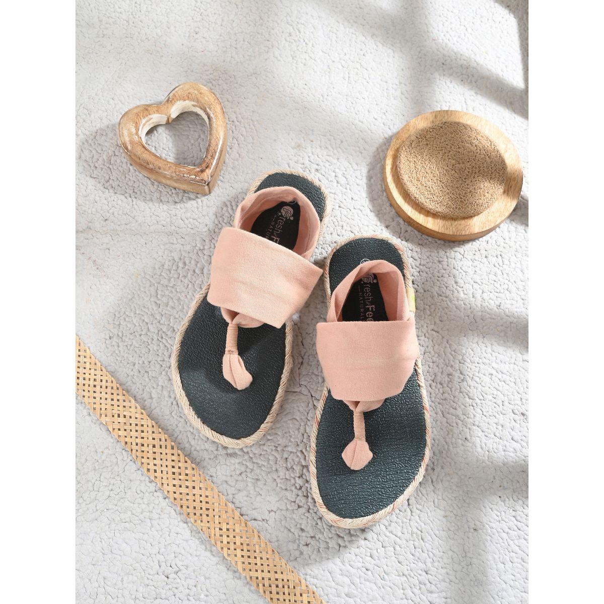 صندل فلات بسير خلفي فريش فيت × ستايلي-women-shoes-sandals-flats-image-1