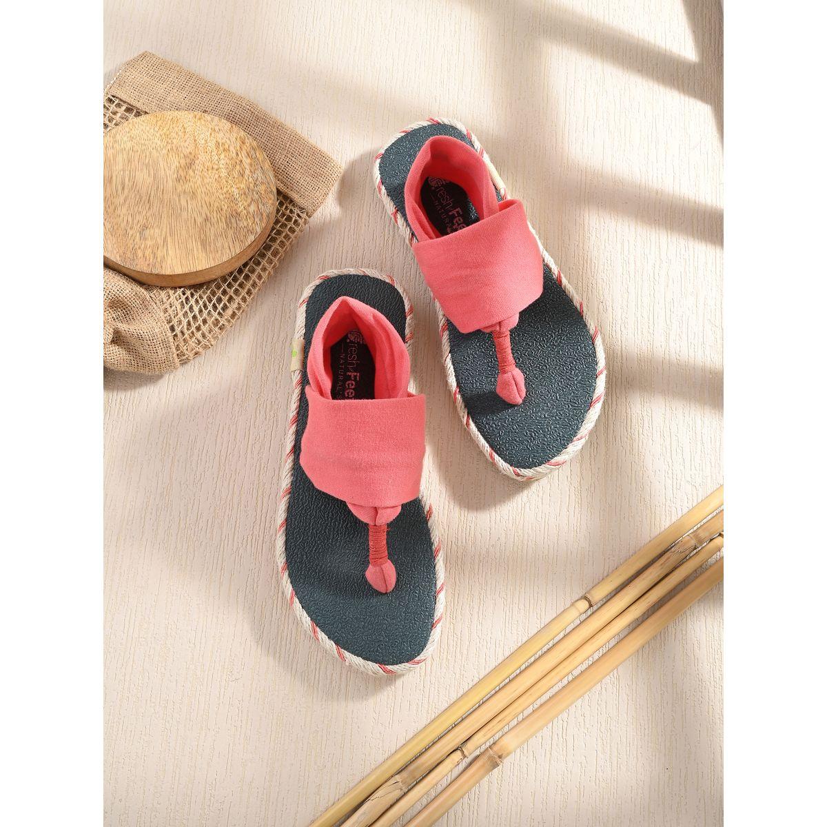 صندل فلات بسير خلفي فريش فيت × ستايلي-women-shoes-sandals-flats-image-6
