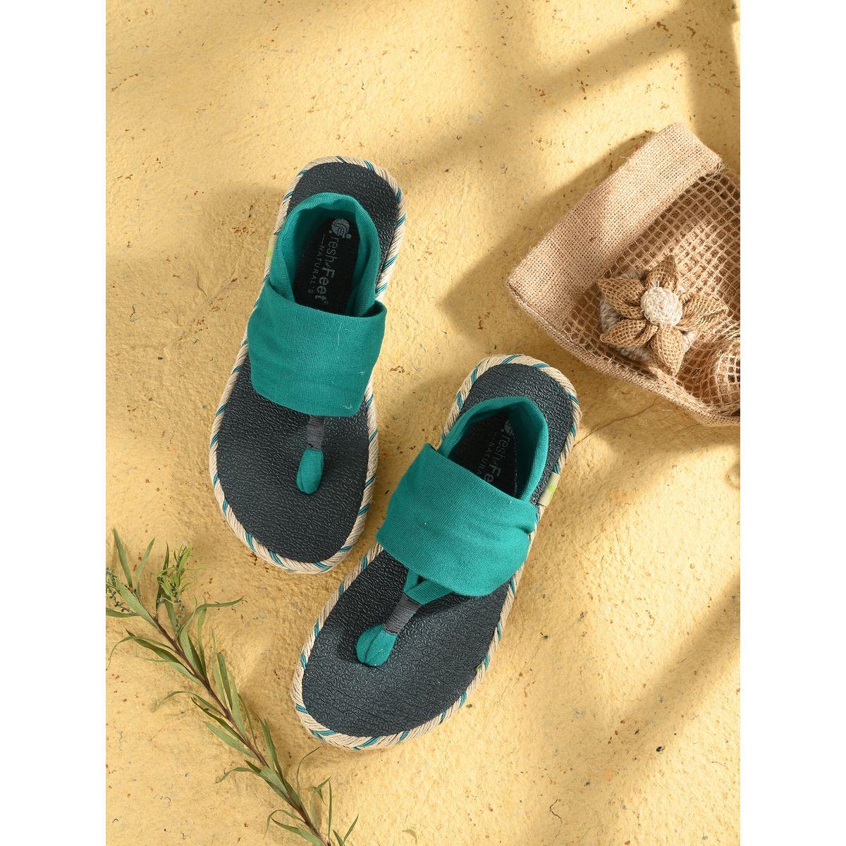 صندل فلات بسير خلفي فريش فيت × ستايلي-women-shoes-sandals-flats-image-1