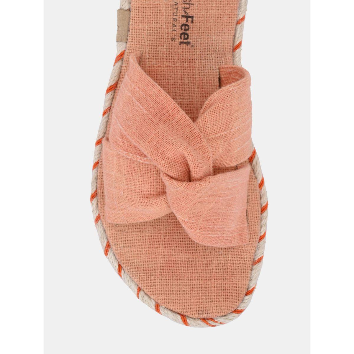 صندل فلات بمقدمة مفتوحة وسيور ملفوفة فريش فيت × ستايلي-women-shoes-sandals-flats-image-3