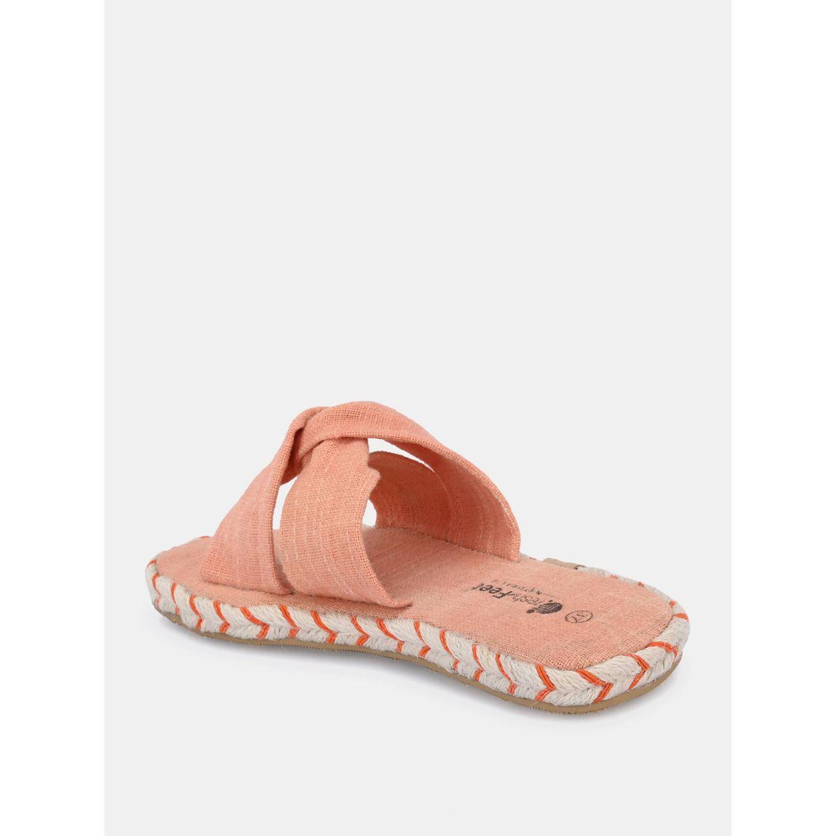 صندل فلات بمقدمة مفتوحة وسيور ملفوفة فريش فيت × ستايلي-women-shoes-sandals-flats-image-8