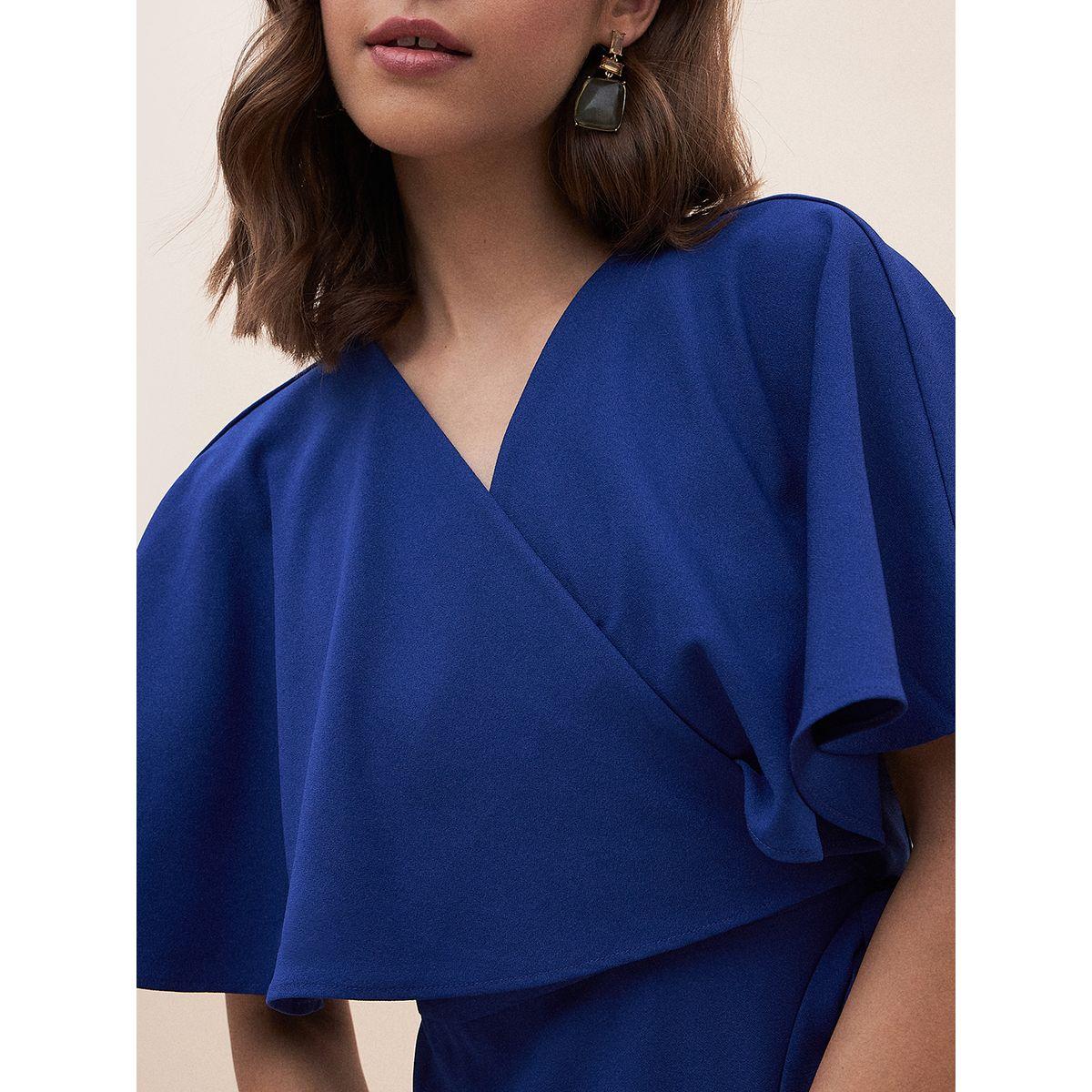 Femmella X Styli  Solid Wrap Front Maxi Dress-women-clothing-dresses-image-4