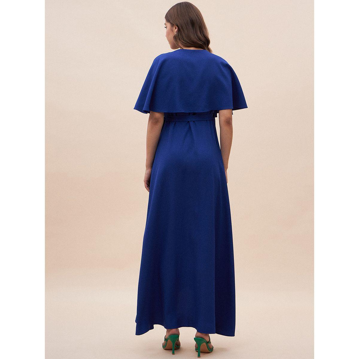 Femmella X Styli  Solid Wrap Front Maxi Dress-women-clothing-dresses-image-5