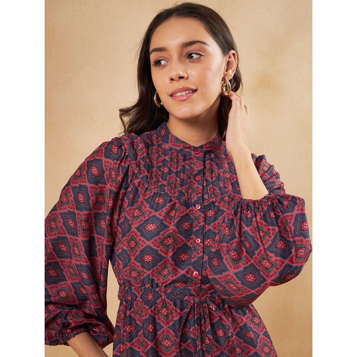 فستان بطول الركبة مع رباط خصر فِميلا × ستايلي-women-clothing-dresses-image-6