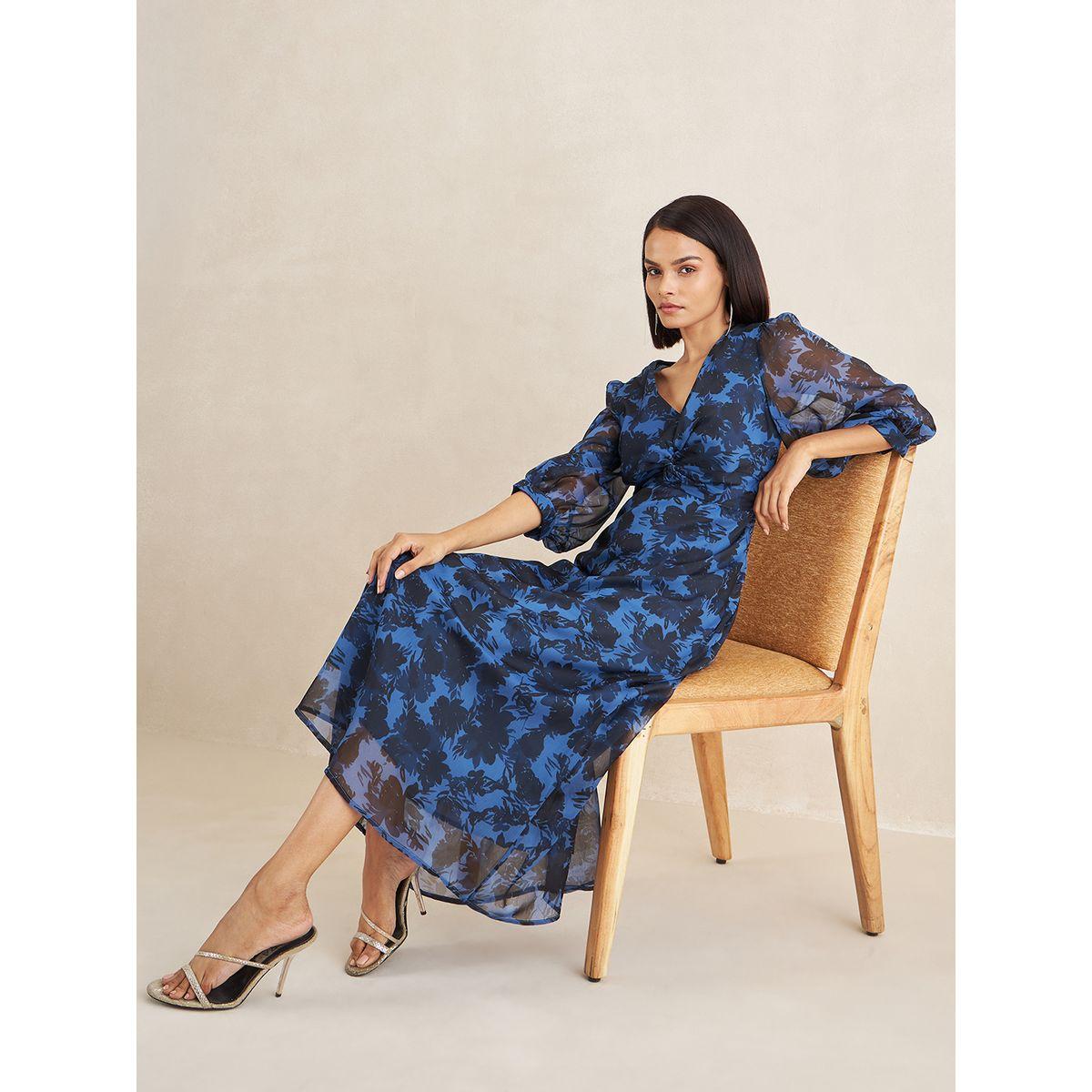 فستان ميدي مطبع بالكامل بطبعة زهور-women-clothing-dresses-image-5