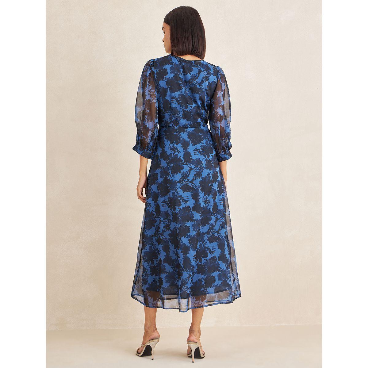 فستان ميدي مطبع بالكامل بطبعة زهور-women-clothing-dresses-image-6