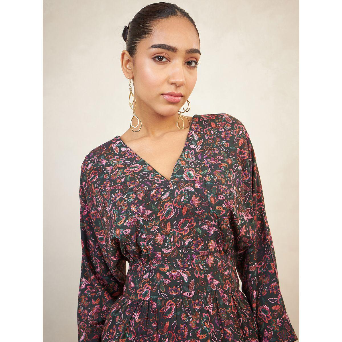 Femmella Floral Print A-Line Maxi Dress-women-clothing-dresses-image-3