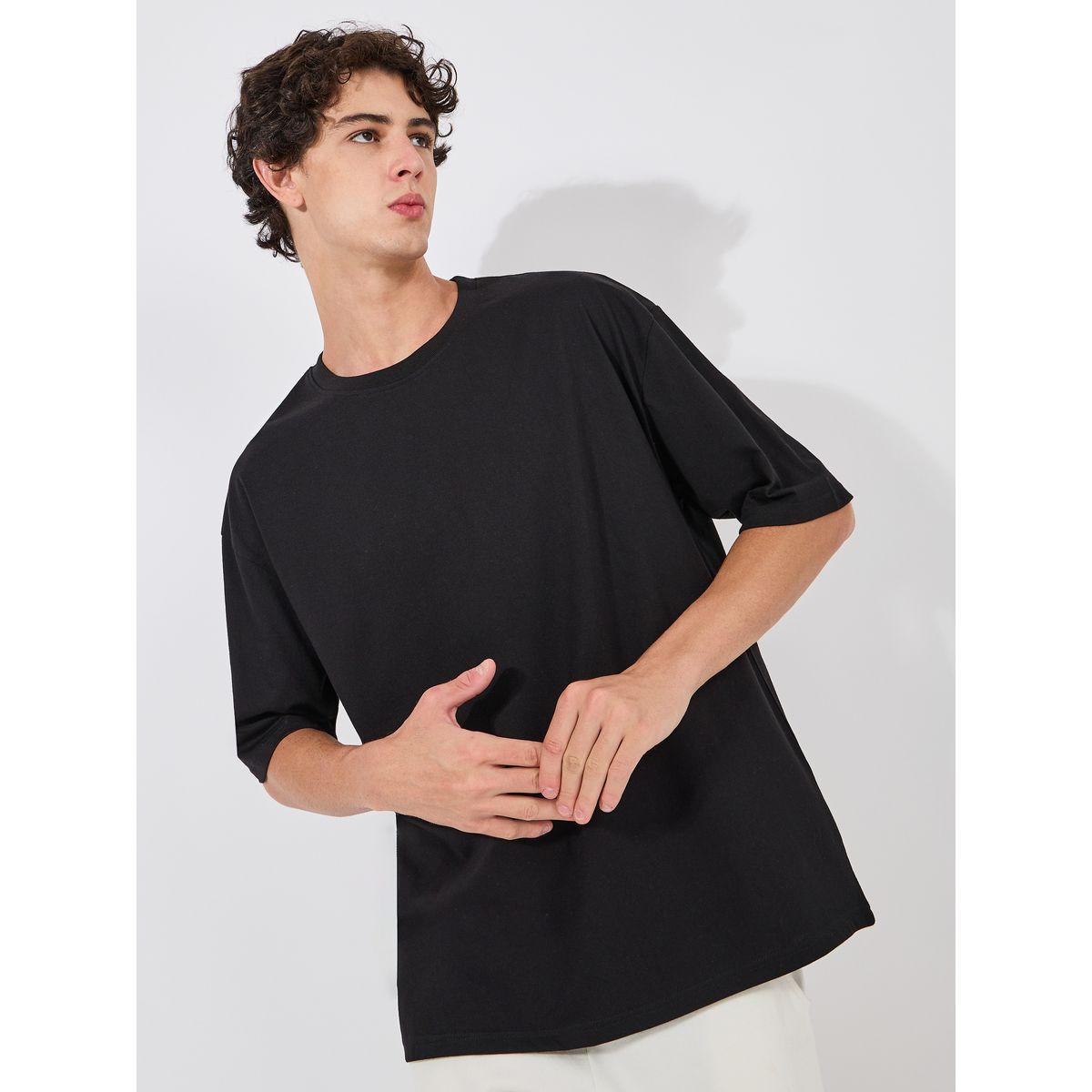 تيشيرت فضفاض مطبع بطبعات بيزلي-men-clothing-tshirtsandpolos-tshirts-image-3