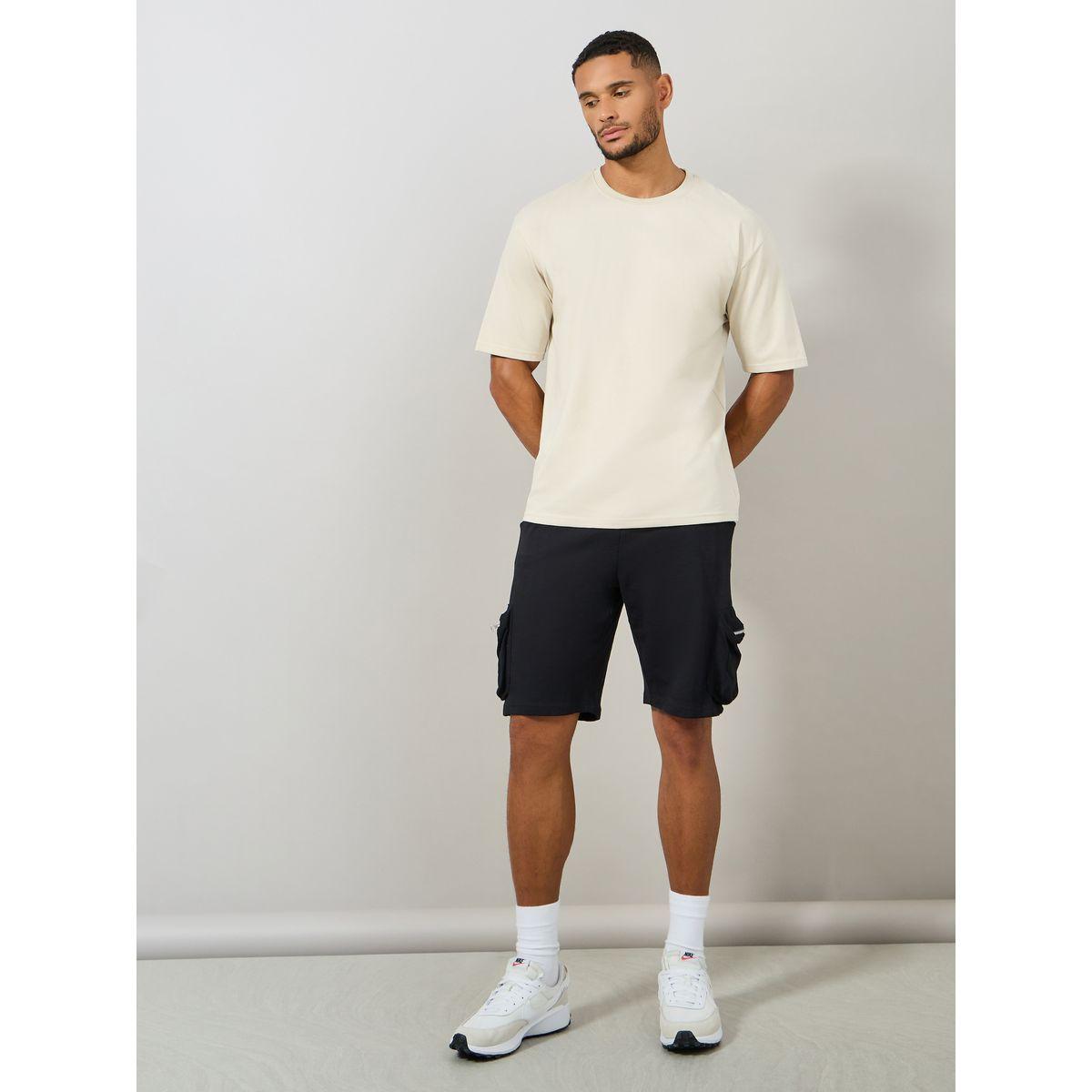Styli Geometric Graphic Print Oversized T-Shirt-men-clothing-tshirtsandpolos-tshirts-image-2