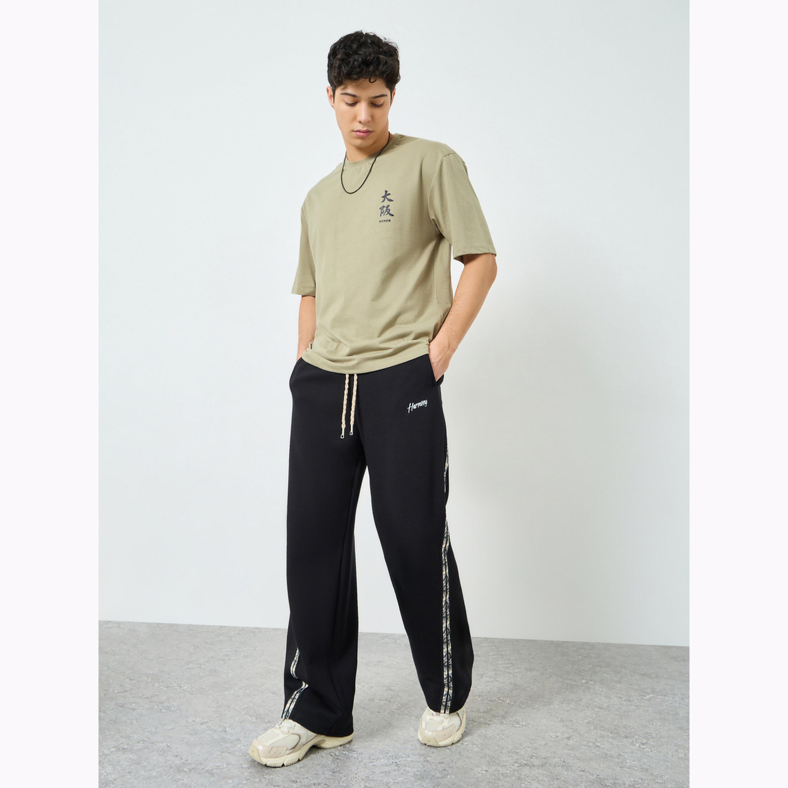 تيشيرت واسع بطبعة كتابة جرافيك-men-clothing-tshirtsandpolos-tshirts-image-2