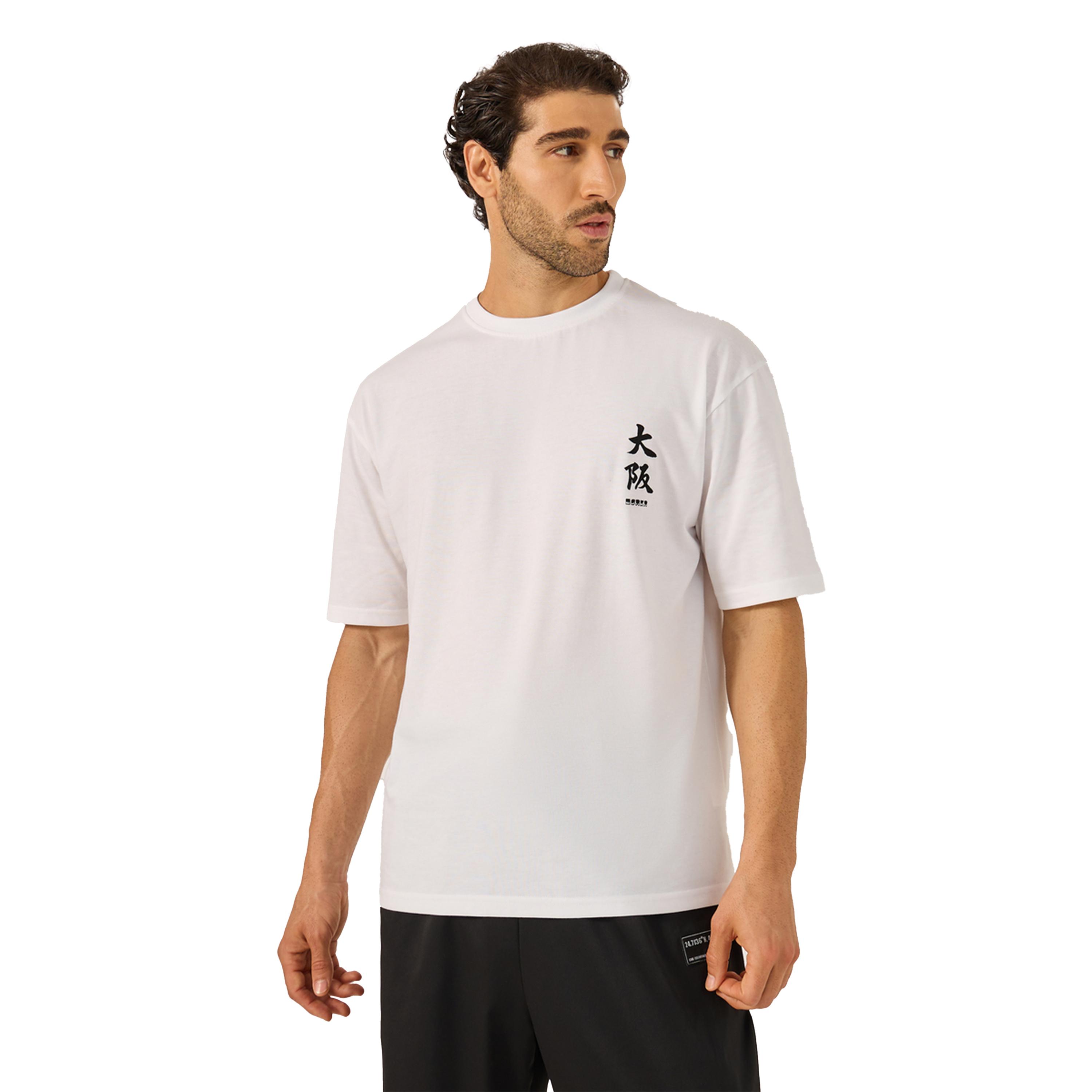 ستايلي -  تي شيرت مقاس كبيربطبعة نصية جرافيكية-men-clothing-tshirtsandpolos-tshirts-image-1