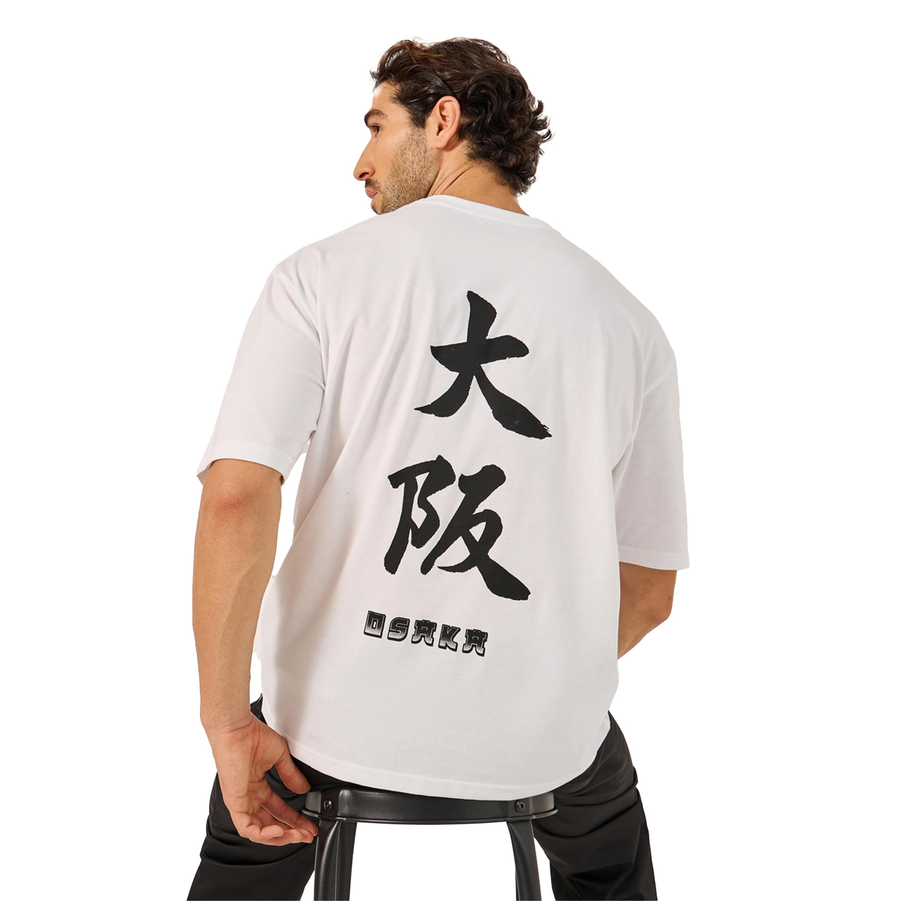 ستايلي -  تي شيرت مقاس كبيربطبعة نصية جرافيكية-men-clothing-tshirtsandpolos-tshirts-image-2