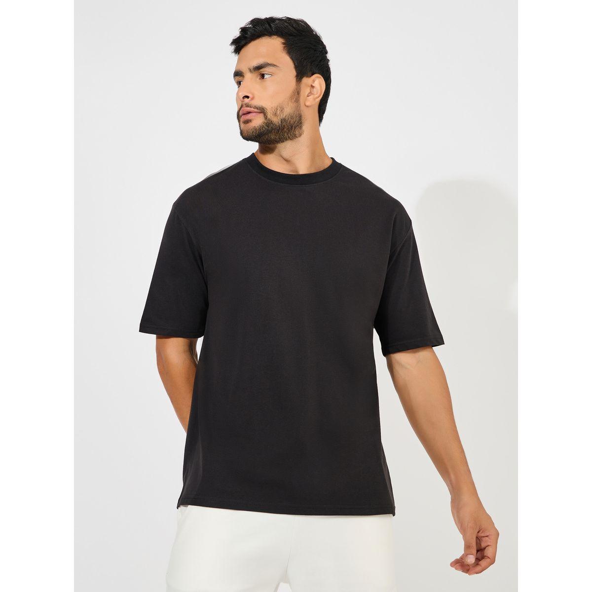 تيشيرت فضفاض مطبع بطبعة مرقعة-men-clothing-tshirtsandpolos-tshirts-image-2