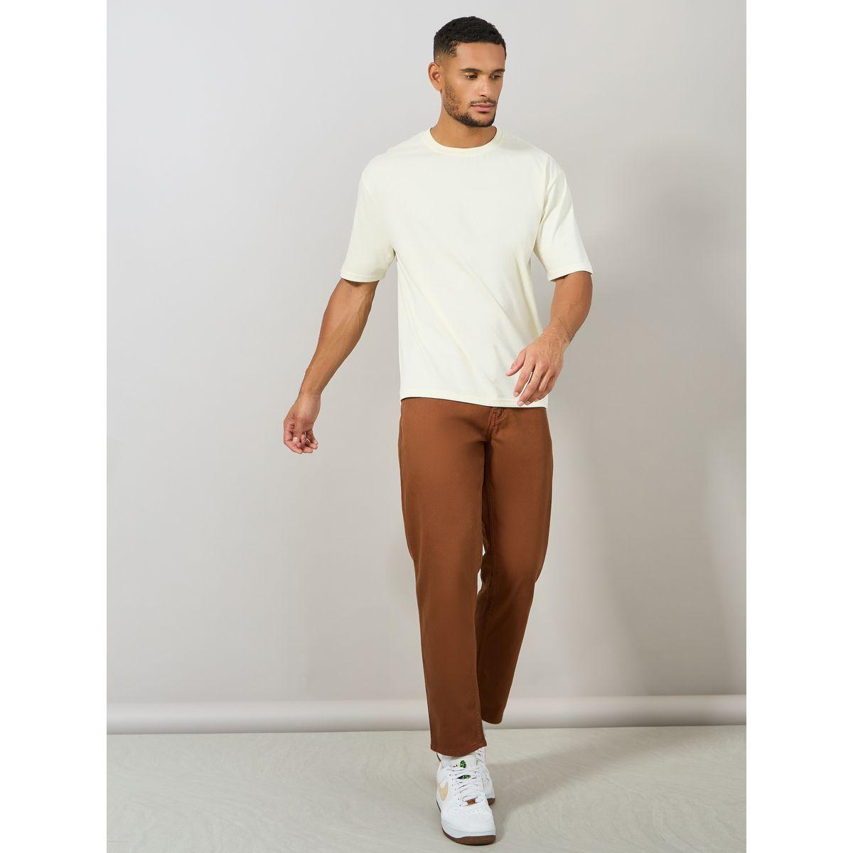 تيشيرت فضفاض مطبع بطبعة كتابة-men-clothing-tshirtsandpolos-tshirts-image-2