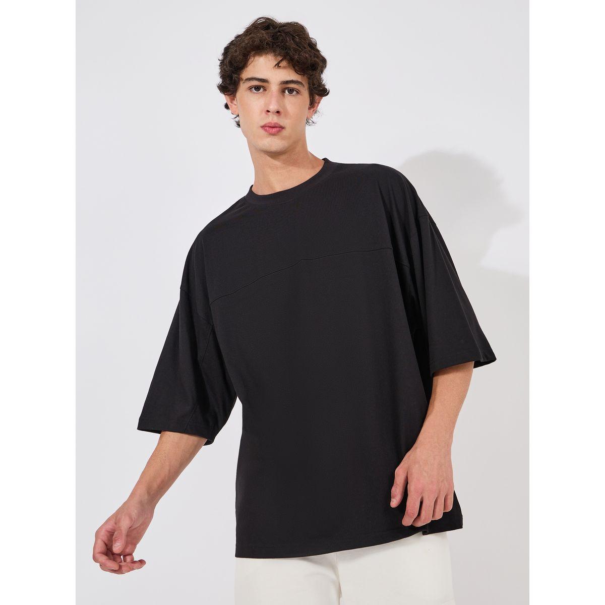 تيشيرت بوكسي مطبع بطبعة كتابة-men-clothing-tshirtsandpolos-tshirts-image-3