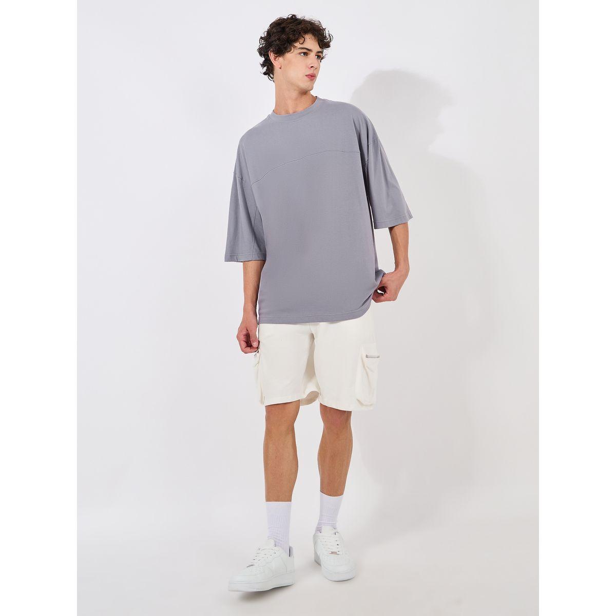 تيشيرت فضفاض مطبع بطبعة كتابة-men-clothing-tshirtsandpolos-tshirts-image-2