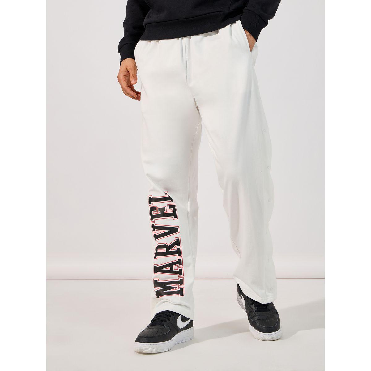 Styli Marvel Logo Print Oversized Joggers-men-clothing-bottoms-joggers-image-3