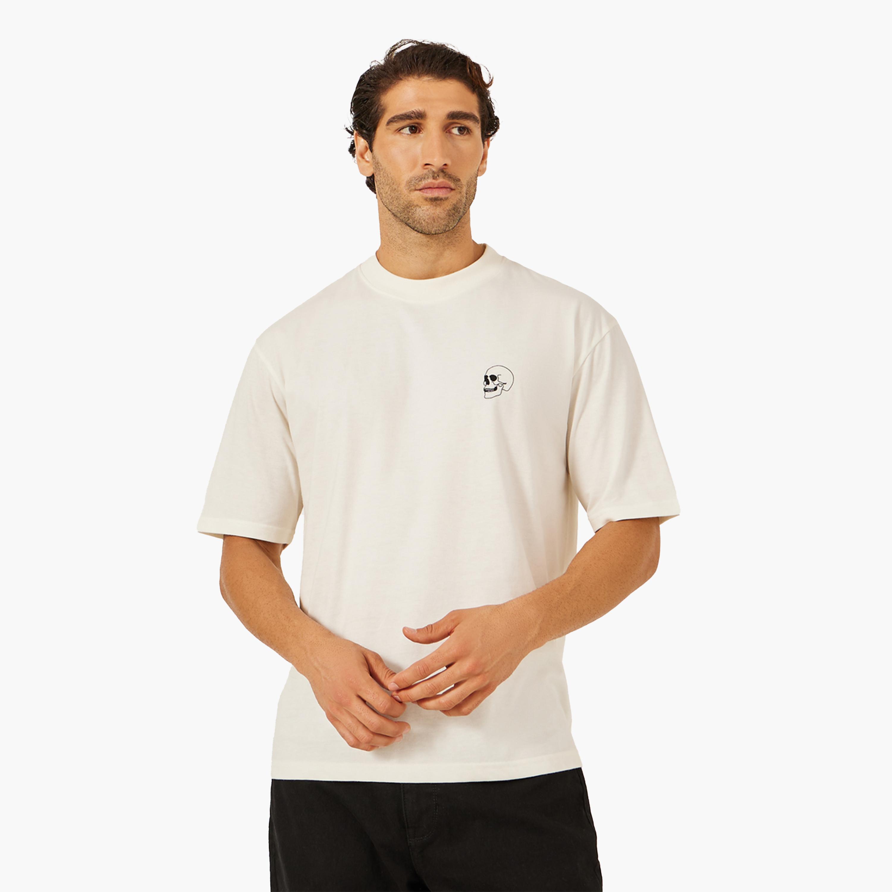 Styli Front and Back Skull Print Oversized T-Shirt-men-clothing-tshirtsandpolos-tshirts-image-1