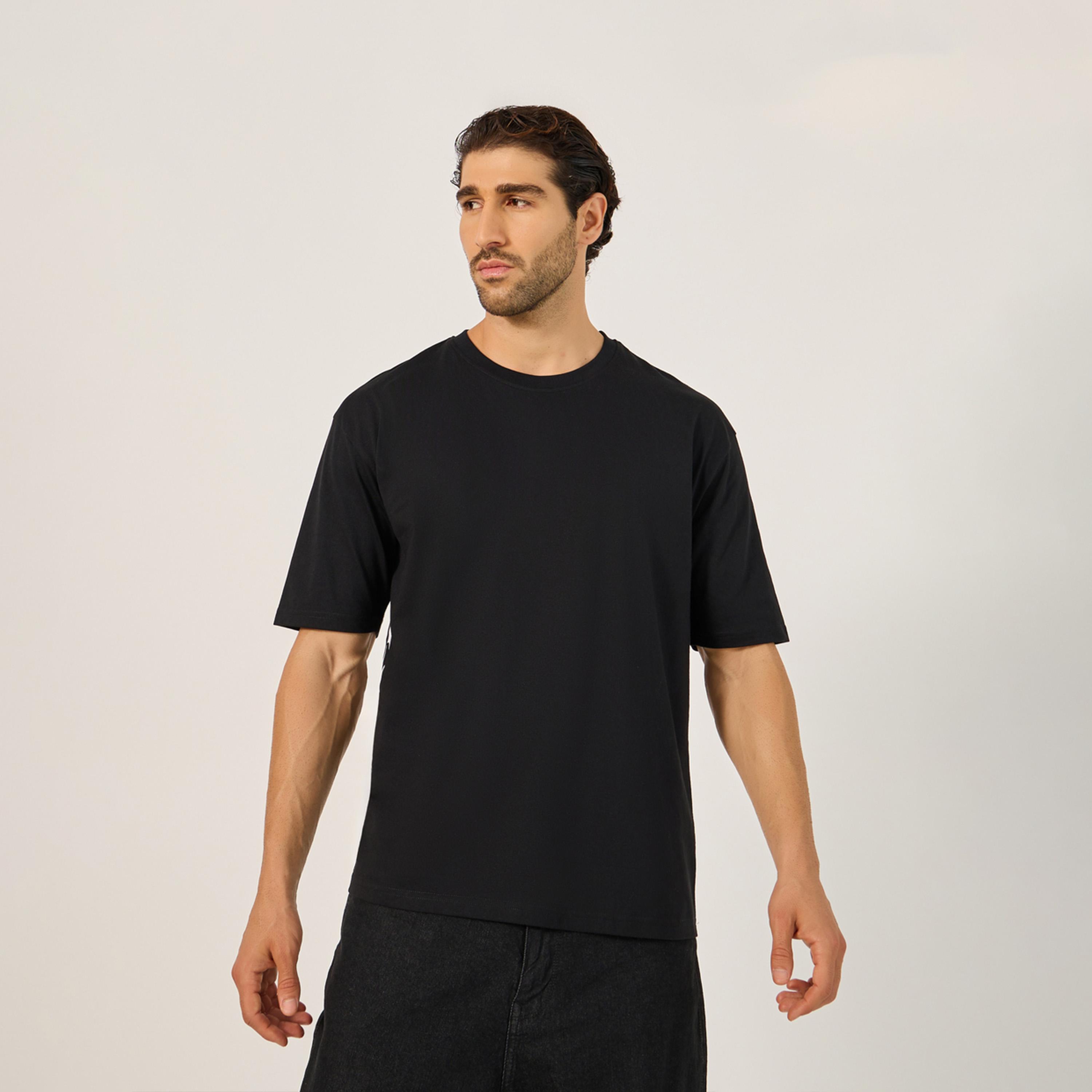 Styli Tiger Graphic Print Oversized T-Shirt-men-clothing-tshirtsandpolos-tshirts-image-1
