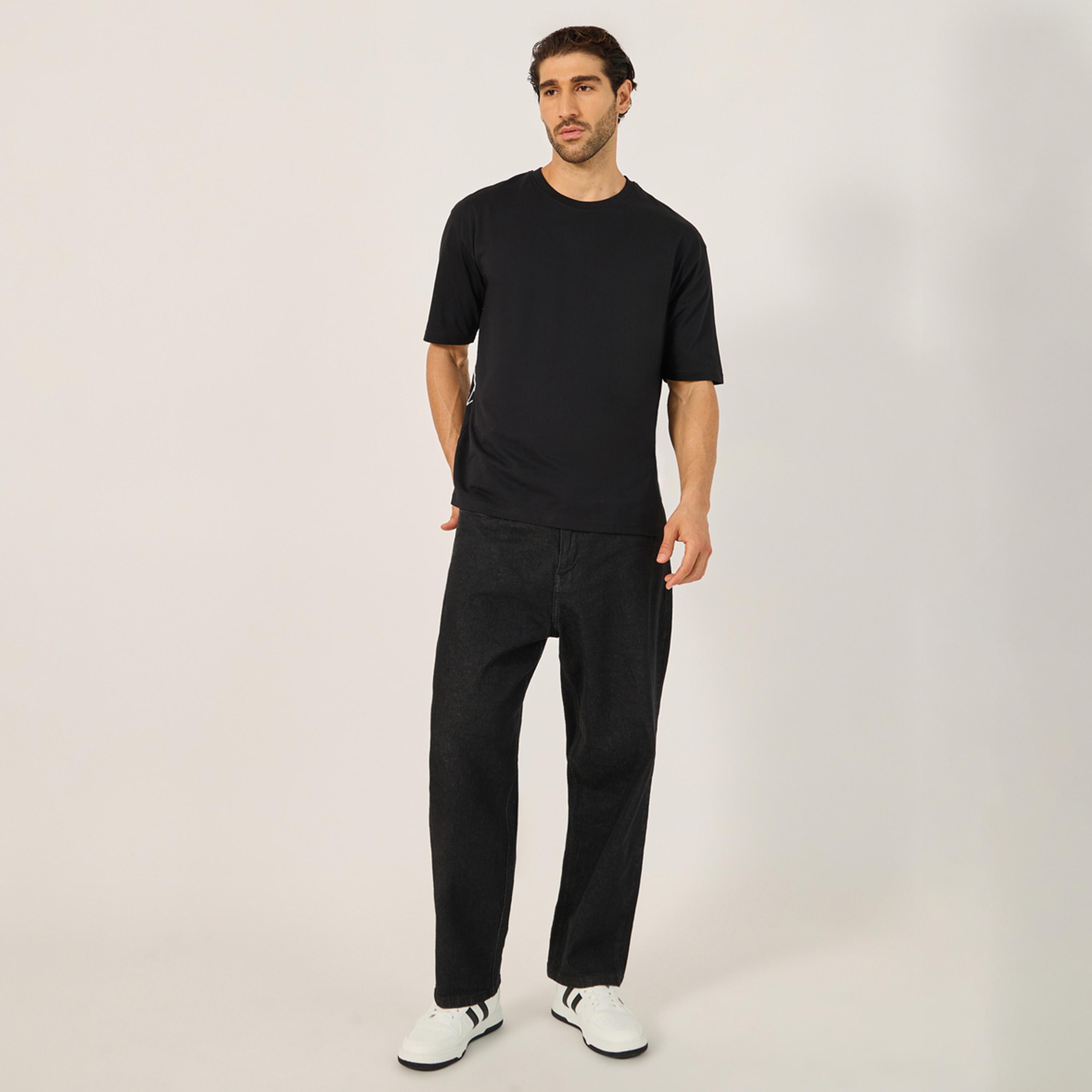 Styli Tiger Graphic Print Oversized T-Shirt-men-clothing-tshirtsandpolos-tshirts-image-3