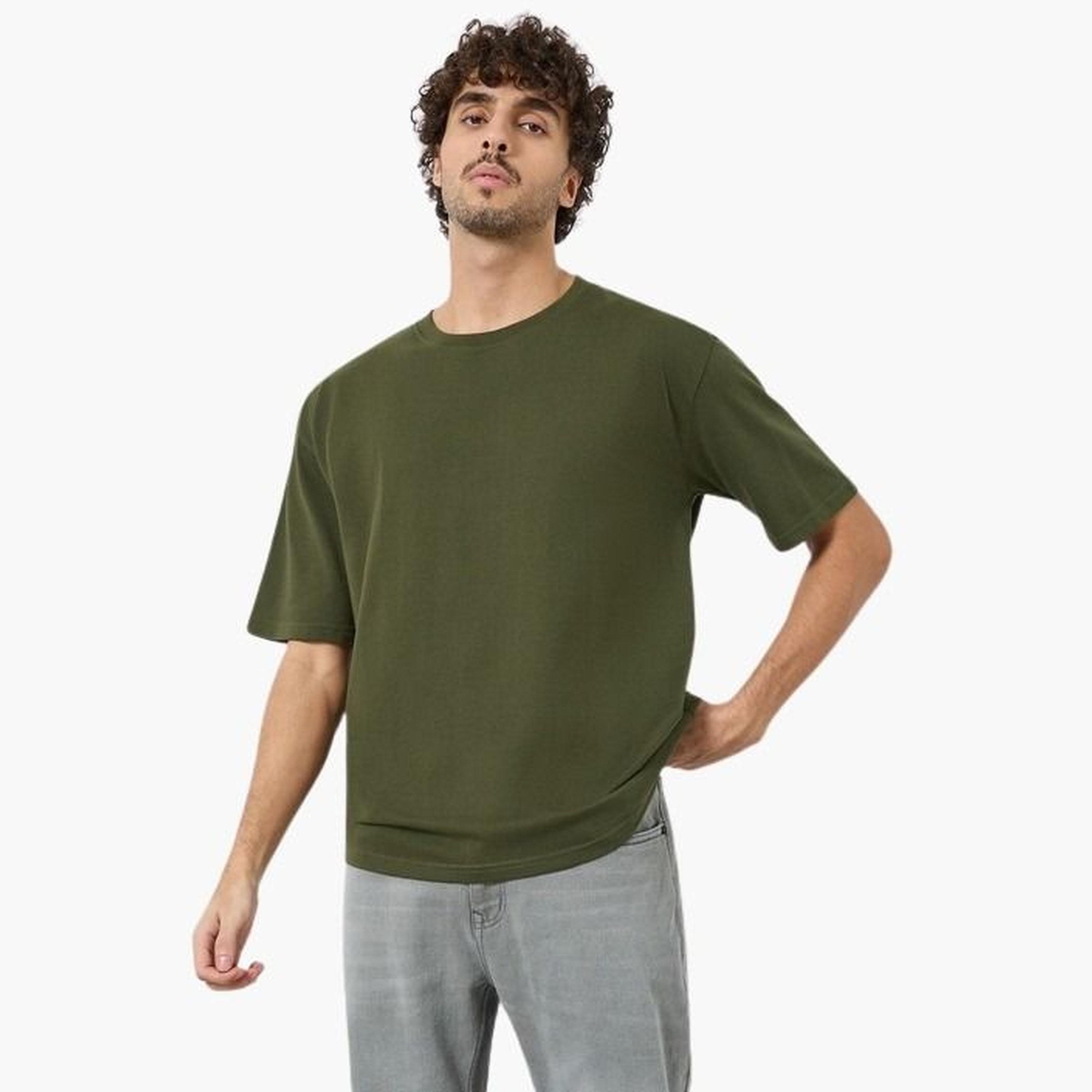 Styli Men Back Tiger Print Oversized T-Shirt-men-clothing-tshirtsandpolos-tshirts-image-1