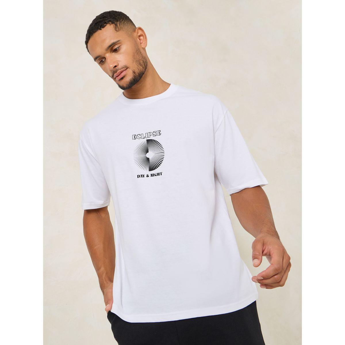 Styli Eclipse Graphic Print Oversized T-Shirt-men-clothing-tshirtsandpolos-tshirts-image-1