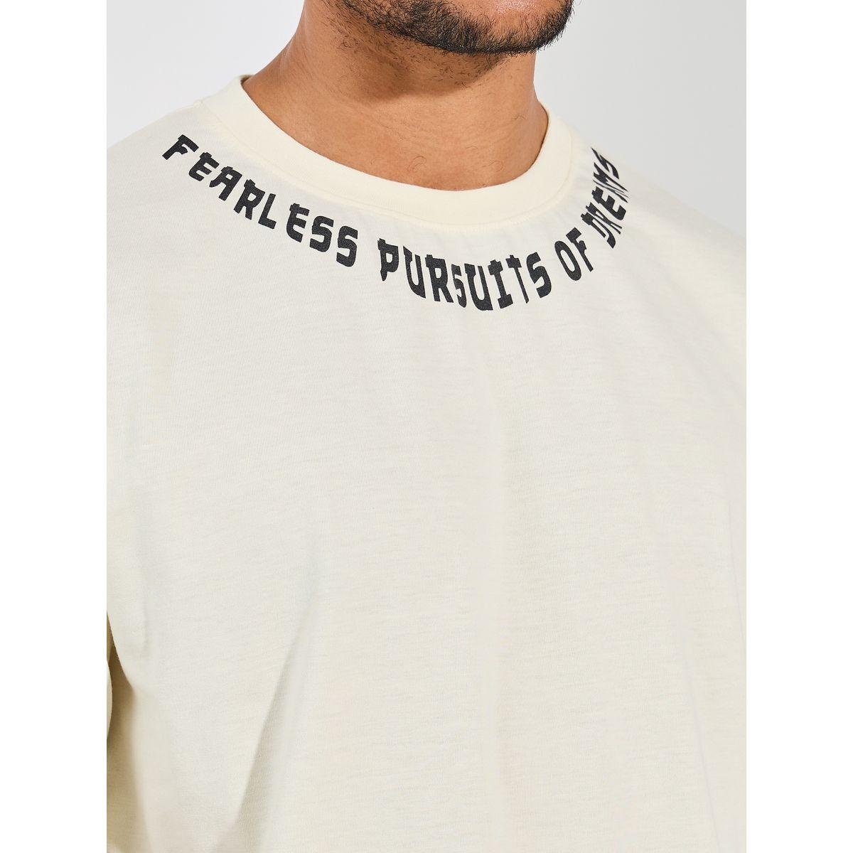 Styli Slogan Neck Print Oversized T-Shirt-men-clothing-tshirtsandpolos-tshirts-image-4