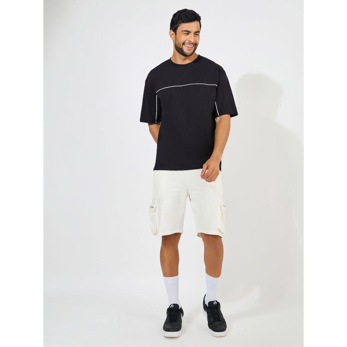 Styli Contrast Seam Piping Detail Oversized T-Shirt-men-clothing-tshirtsandpolos-tshirts-image-2