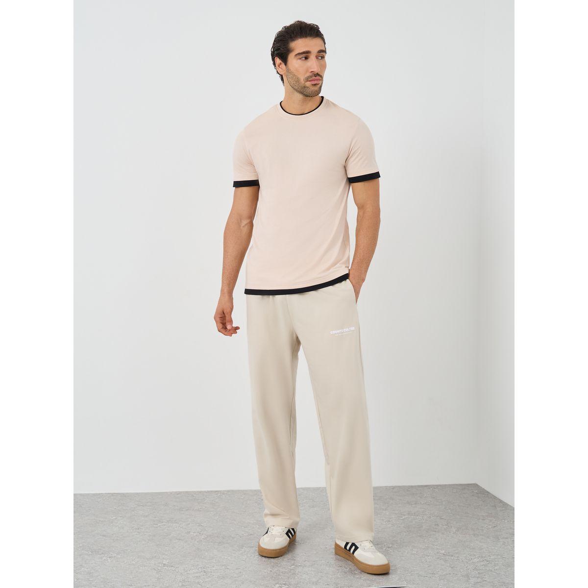 تيشيرت بقصة عادية وتفاصيل مُتباينة-men-clothing-tshirtsandpolos-tshirts-image-2