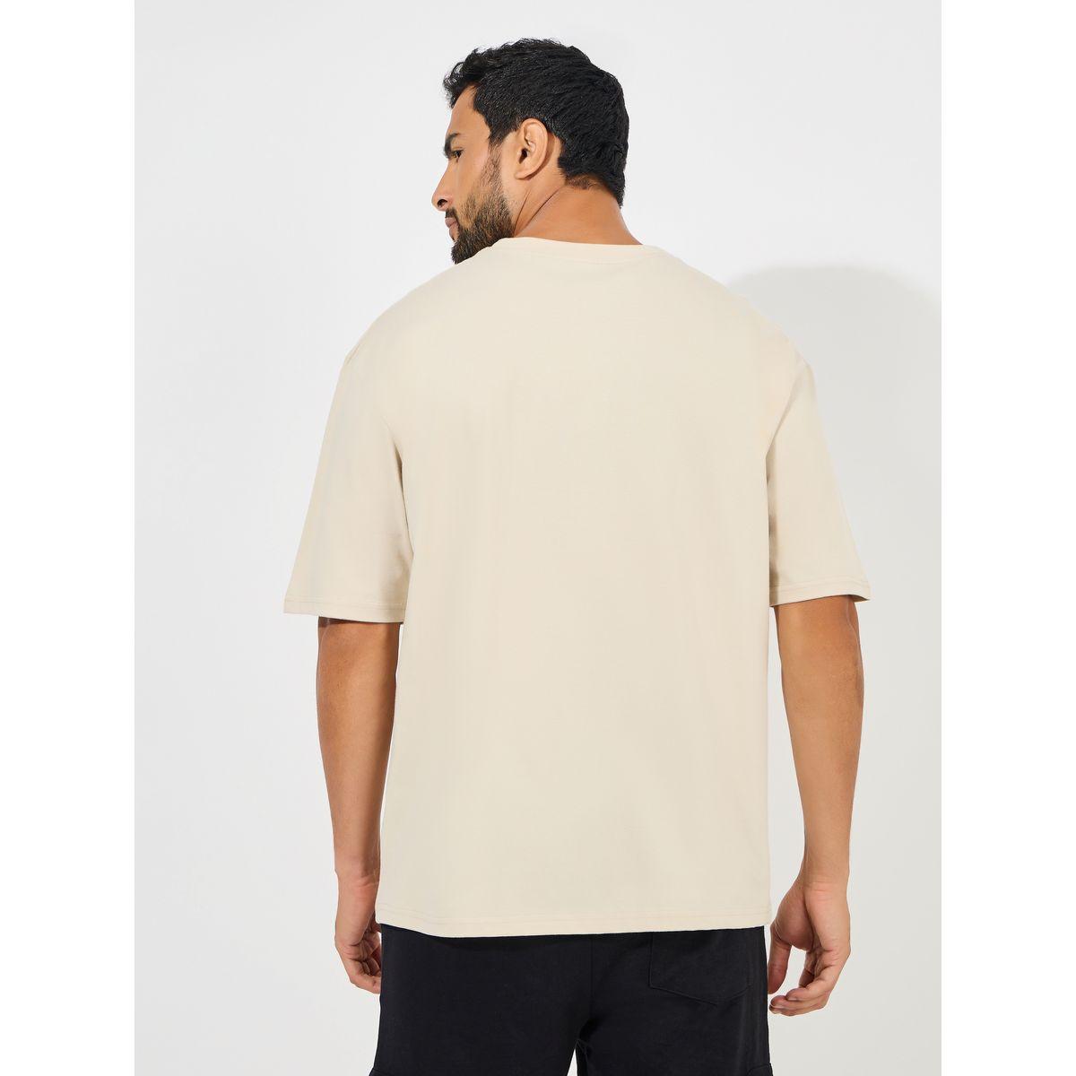 Styli Cut & Sew Oversized T-Shirt with Contrast Embroidery-men-clothing-tshirtsandpolos-tshirts-image-4