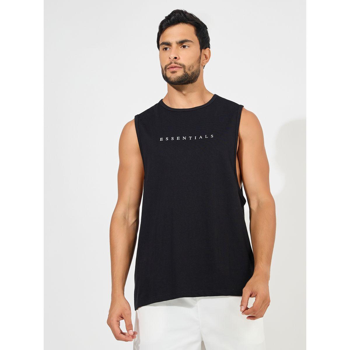 تيشيرت كت بحافة واسعة وكتابة بتفاصيل ناعمة-men-clothing-tshirtsandpolos-tshirts-image-1
