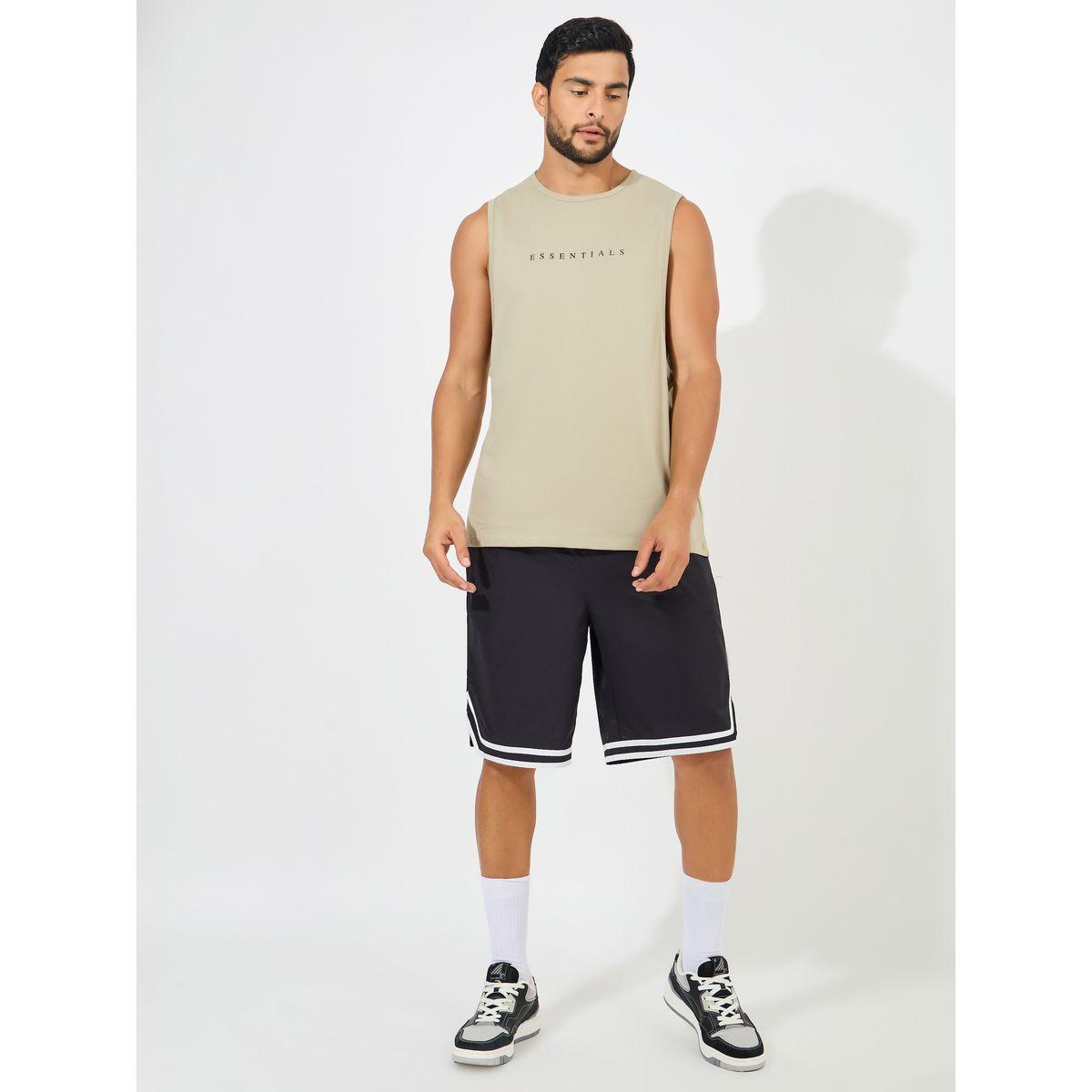 Styli Minimal Print Drop Armhole Cotton Tank-men-clothing-tshirtsandpolos-tshirts-image-2