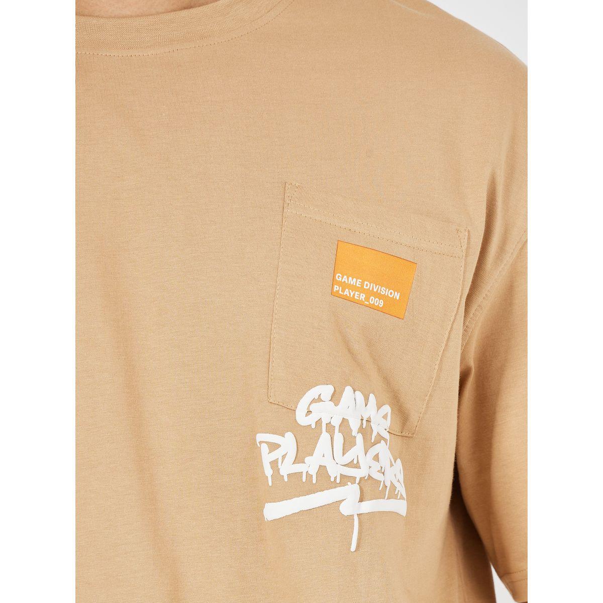Styli Pure Cotton Puff Print Oversized T-shirt-men-clothing-tshirtsandpolos-tshirts-image-3