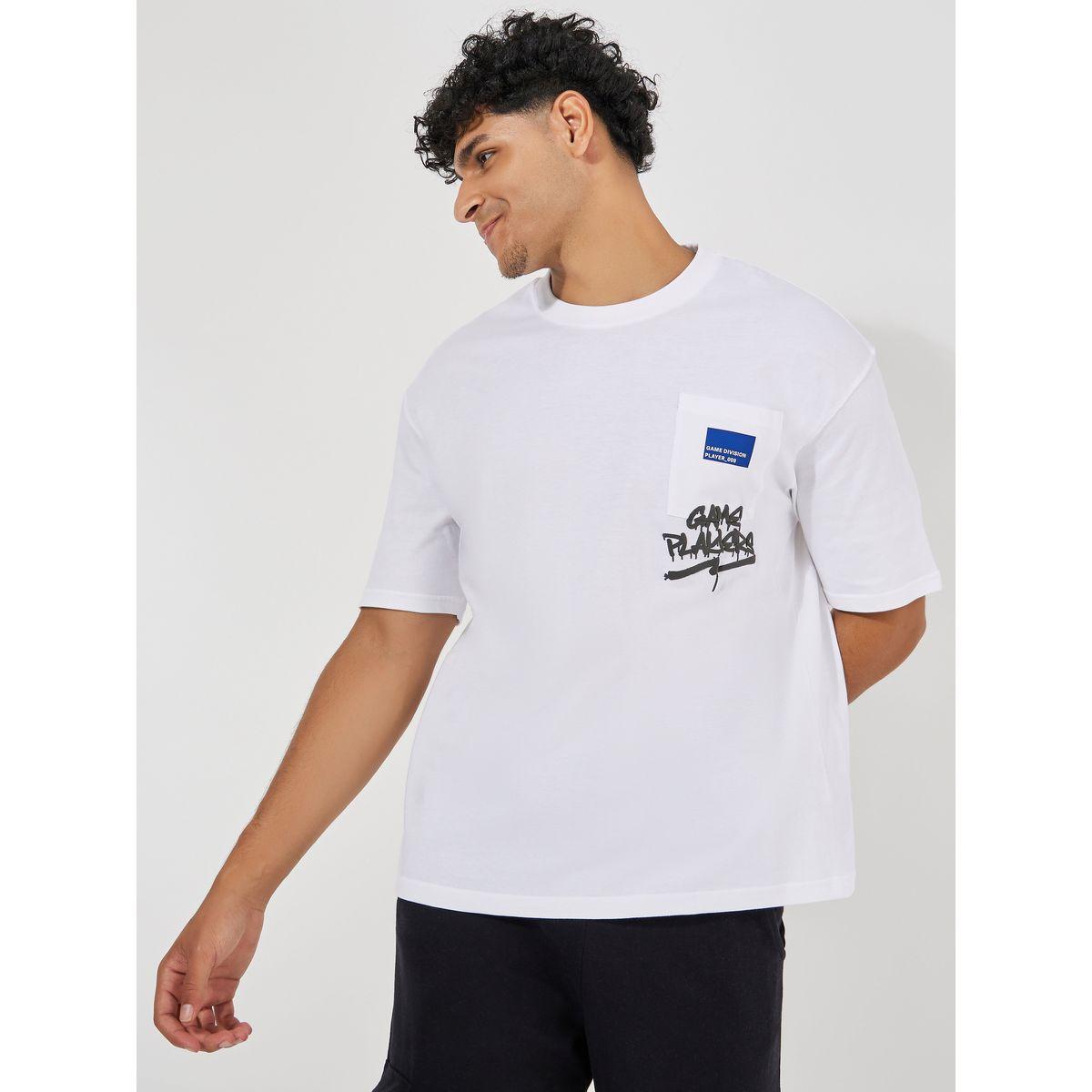 تيشيرت فضفاض بطبعة منفوخة-men-clothing-tshirtsandpolos-tshirts-image-1
