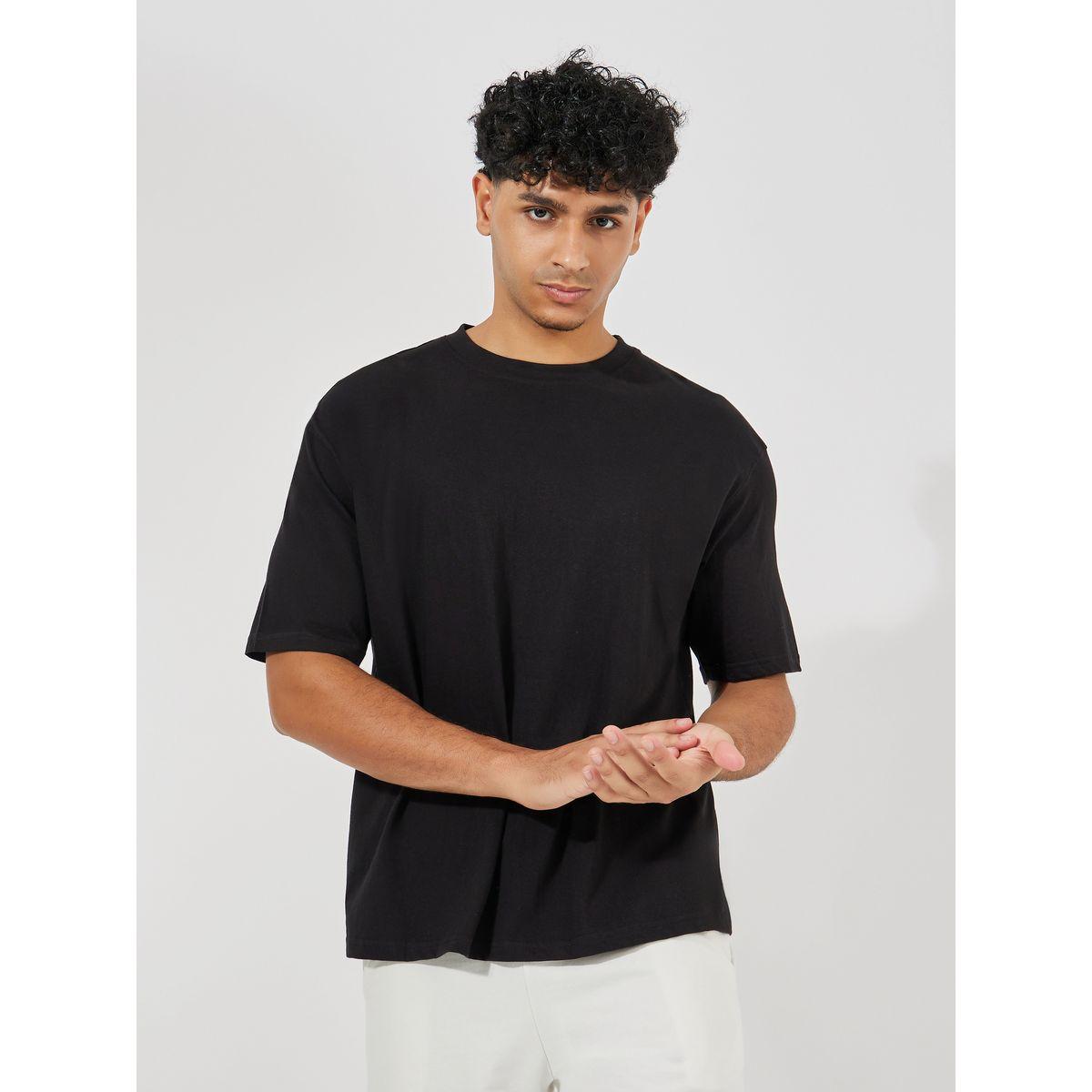 تيشيرت فضفاض مطبع بطبعة جرافيك-men-clothing-tshirtsandpolos-tshirts-image-2