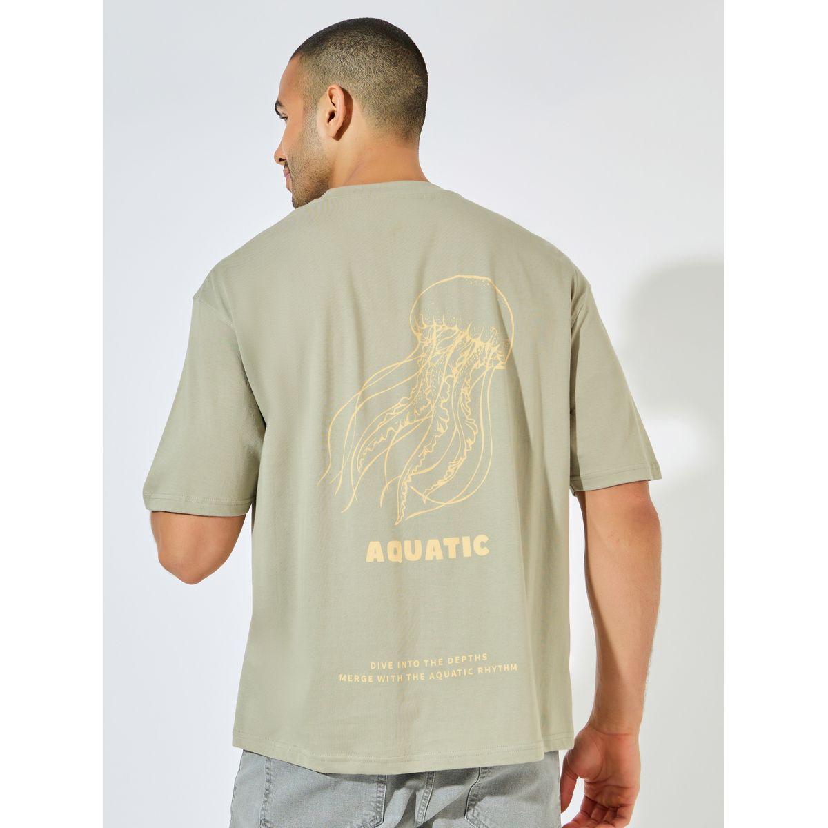 تيشيرت فضفاض مطبع بطبعة جرافيك-men-clothing-tshirtsandpolos-tshirts-image-1