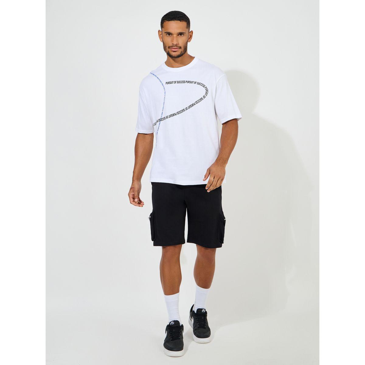 Styli Pure Cotton Placement Print Oversized T-Shirt-men-clothing-tshirtsandpolos-tshirts-image-2